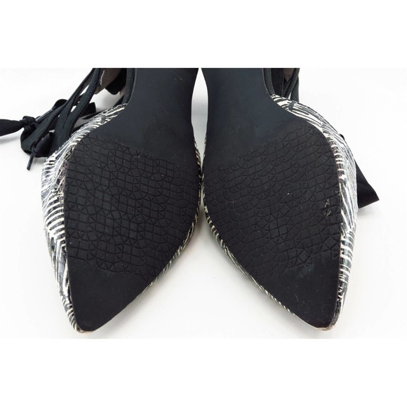 Audrey Brooke Cutesy Size 6 Medium Black Pointed Toe Mary Jane Leather Women - Picture 7 of 7